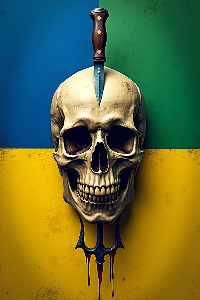 skull, flag of the State of São Paulo 