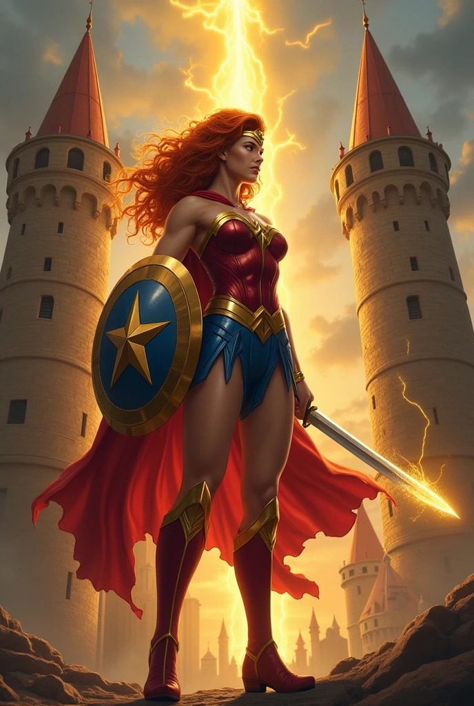 Warrior woman and her 