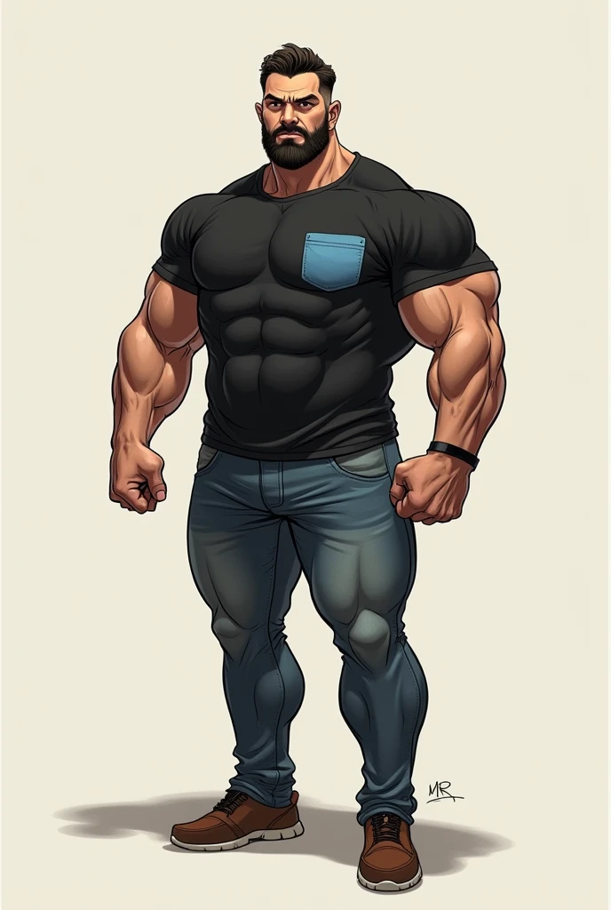 (original-art:1.2),(lineart:1.33), 1male, black hair, 1950s greaser, mature masculine muscular, handsome chisled facial features, muscular hairy body, 70s mustache, huge crotch bulge, (hyperdefined),(inked-art),unusual-angle, masculine stance, full body shot, cartoon, indoor, dramatic lighting, sidelighting,complex lighting,(full vibrant colors),hatched-texture,(fine-details:1.2),absurdres,flat-colors,ultradetailed, city street,