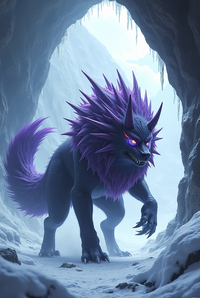 (high quality,4k,8k,highres,masterpiece:1.2),ultra-detailed,(realistic,photorealistic,photo-realistic:1.37),pixiv masterpiece,(intricate details), nsfw, chubby wet ((feral)) wolf with highly detailed black and purple fur and (((long fluffy hair))), sitting, feral, stunningly sharp-focus, charming chubby body, curvy, huge ass, very big ass, wet ass, wide hips, huge thighs, enchanting black hue, swaying tail, impressive mane, powerful presence, mesmerizing beauty, sexy posture, well-defined claws, sinister-hearted, radiant aura, captivating artwork, artistically rendered, masterful strokes, attention to detail, tasteful composition, alluring charm, careful shading, great attention to anatomy, meticulous rendering, impeccable craftsmanship, vivid colors, perfect balance between realism and fantasy, wet, sweaty, big fluffy tail, thick tail, squish focus, Landscape shot, ((huge haunches, huge hips, huge thighs, huge ass)), ((hyper balls, huge balls, scaled balls, huge sheath, presenting sheath, exposed tip)), huge fluffy tail, leaking precum