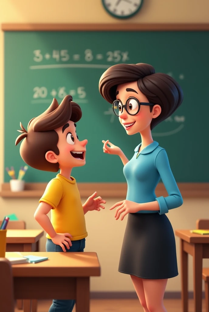 text2image(prompt='A young boy in school with his teacher, learning about water conservation')