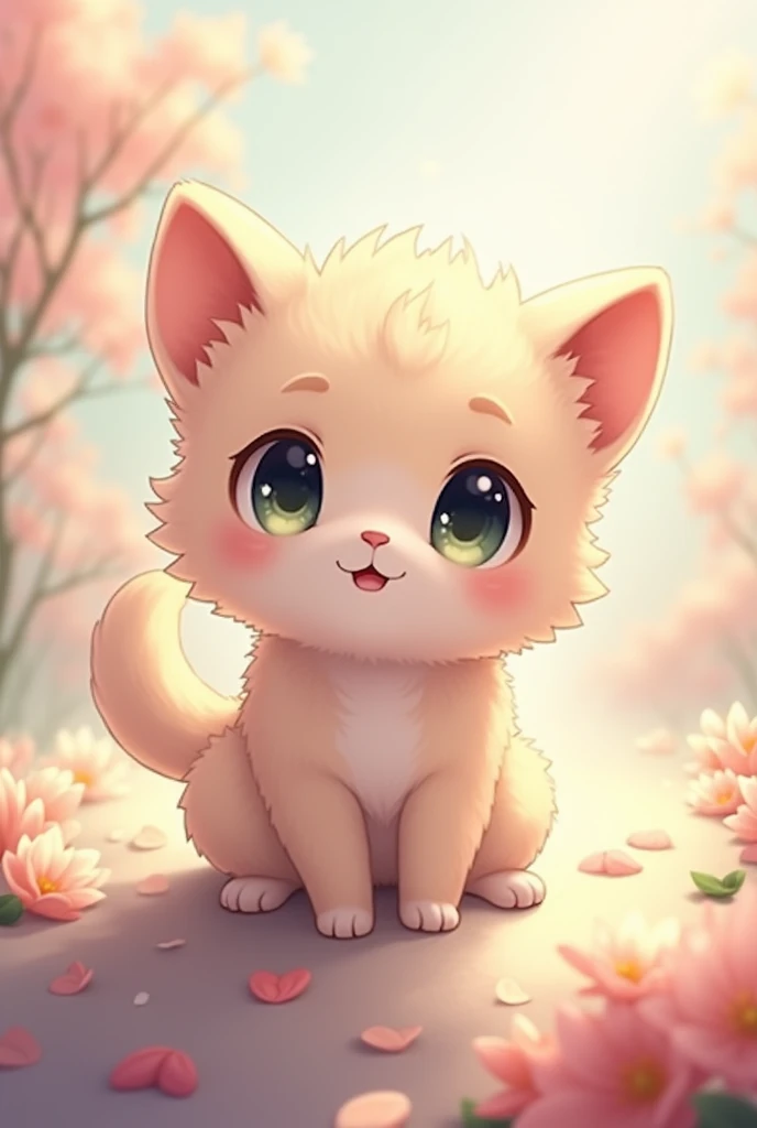 chibi, Siamese cat, elegant appearance, graceful pose, beautiful fur, cute, beautiful portrait