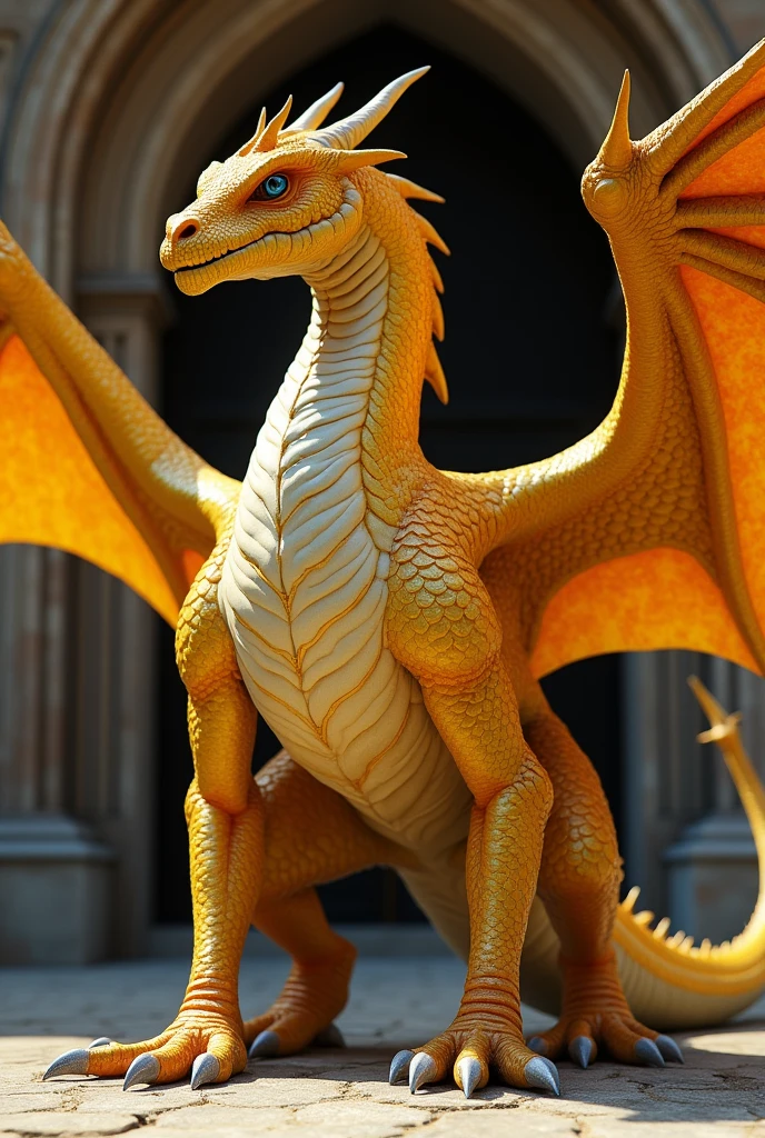A large golden dragon with many spikes and sparkling scales all over its body flew up to the highest tower of the castle.. Soon, Behind the Walls, noise was heard from the flapping of its huge wings and gusts of heat. "That evil dragon again", - thought the princess and pulled the hem of her dress.. "Only his fucking was no longer there. sucks", - she said gritting her teeth and resolutely went out onto the small balcony of her tower.. The same tower, in which she was imprisoned indefinitely, And she&#39;been there since then, as soon as the nannies first noticed, that the nipples of the young princess began to swell excitingly, filling my chest with unknown desires, and barely noticeable red hairs began to appear above the pussy, her consciousness is even more disturbing.