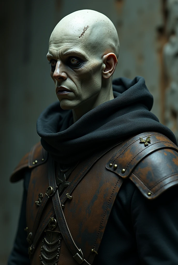 straitjacket from the Middle Ages on a sexy demon