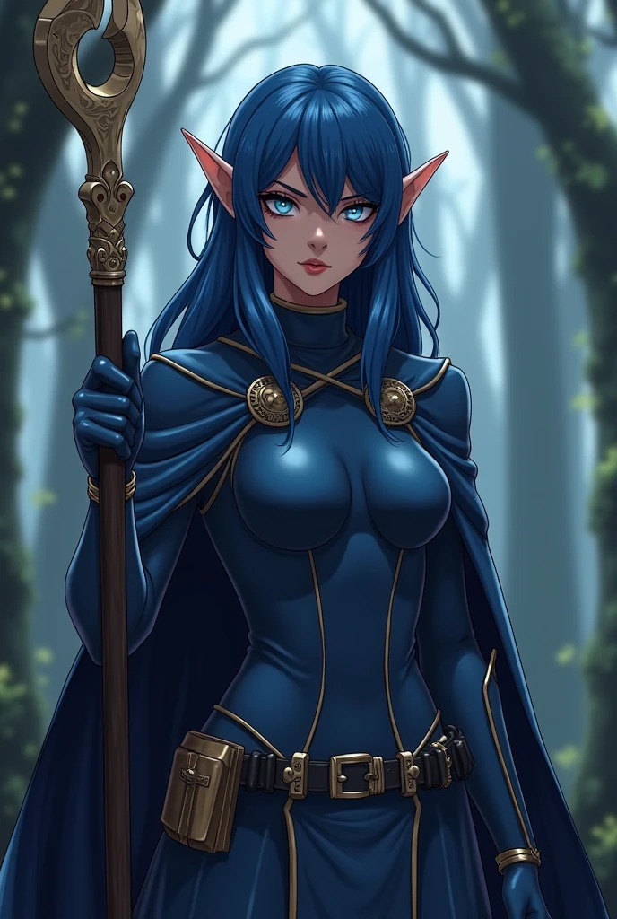 (((Masterpiece))), ((((beste-Qualit)))), (((Ultra-Detailed))), (highly detailed CG illustration), Draenei Girl, world of warcraft, super adorable, Close-up facing the camera, embarrassed expression, stocklings, Skin color-blue, Eye Color-Blue Glow, ((pretty eyes)), bright pupils, sexy figure, Perfect shapes, big thighs, ((extremely fine and beautiful), ((Sexy Fantasy Clothing)), sexy worth it, Sunset forest background, nightfall, a starry sky, Depth of field, ((8k)), (ultra quality), (tmasterpiece), crisp details, Realistic, Professional Photo Session, Clear Focus, Anime style, Colorfully drawn, NSFW