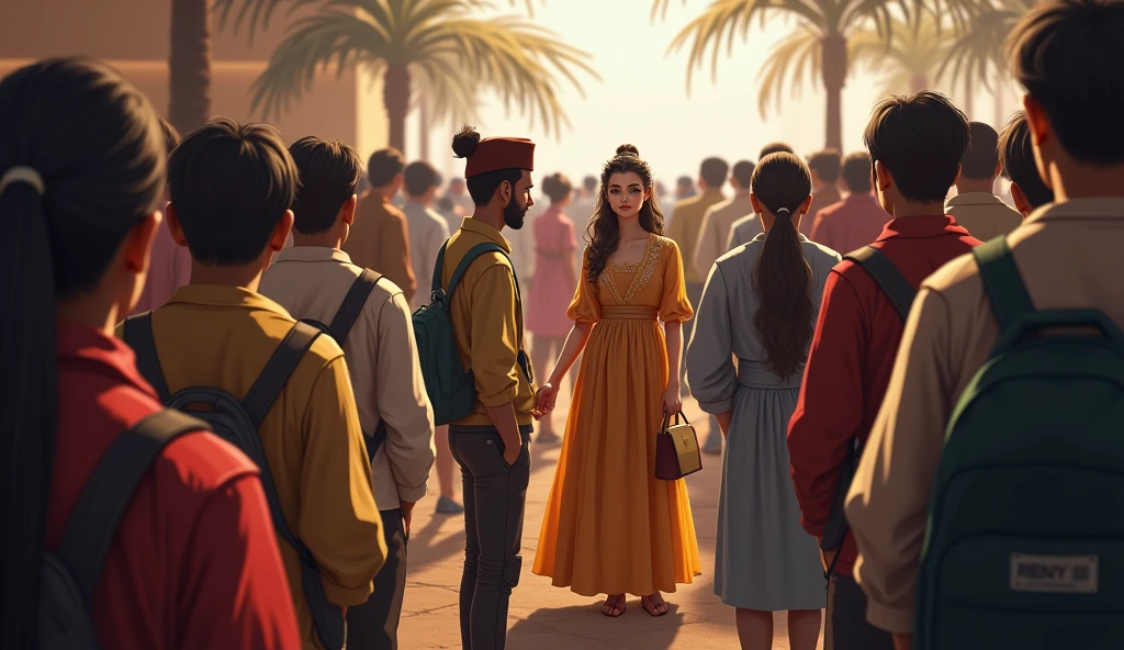 (巨作, Best quality, Realistic),
1girl huge large breasts,(on the St. Peter's Square of Vatican,crowd of),gypsy dress,(Princess Eyes,shiny pupils),Dancing,  Gold, banquet, crowd of, picking up skirt,
[Slight smile],
