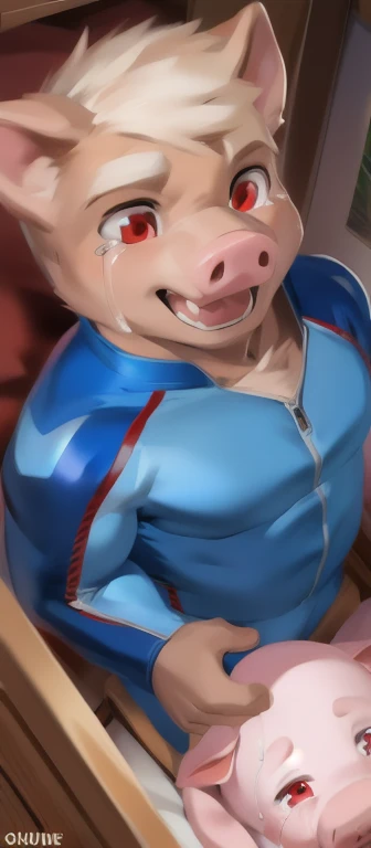 A sexy man, glasses, licking my penis, cum, homoerotic, nsfw, crazy expression