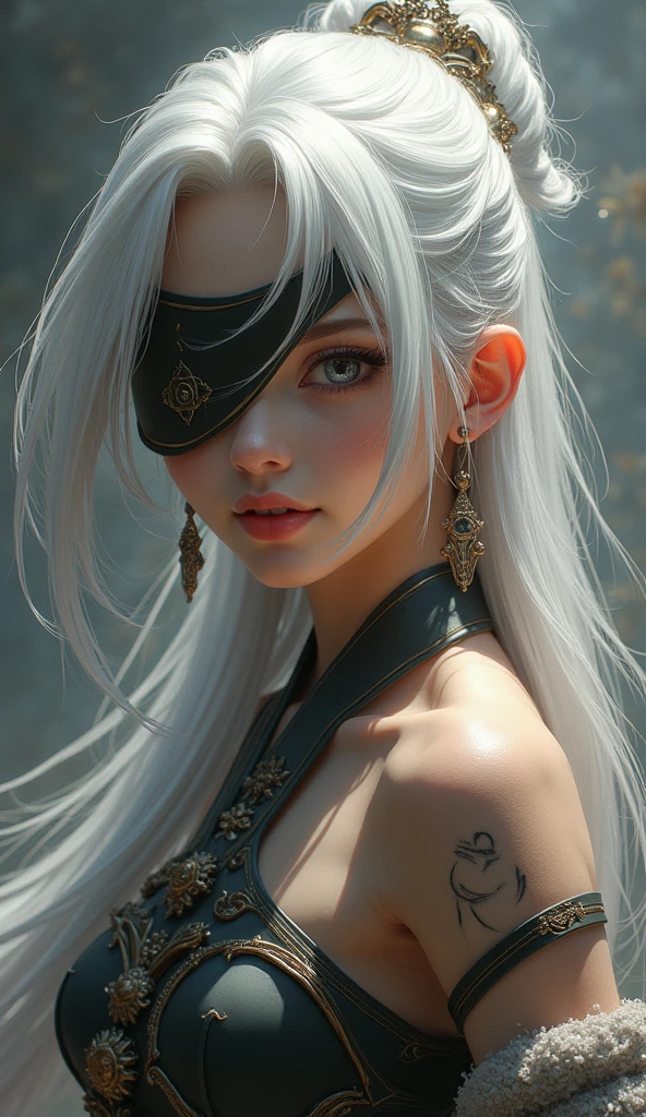 (high textured:1.2,Detailed depiction:1.3),((eBlue eyes+White hair:1.3+blone hair:1.2 maiden of 2),Key female image),In a fantasy environment,eyes glowing,Surreal painting,Presents an artistic germ style(Artgerm:1.2),Inspired by artstation、pixiv and IG model accounts(0.8)。