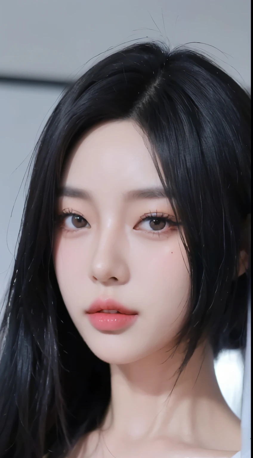 Korean model , Head model , Unique head details, Cyberpunk Fashion , near future , Double eyelids, big lips , Professional makeup