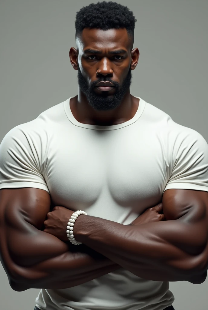 Cinematic soft lighting illuminates a stunningly detailed and ultra-realistic hyper muscular handsome aged 32 Somali bodybuilder with big arms,very dark light skinned, exuding huge sexual aura, meticulous muscle definition, jacked, big pecs, tan skin, that is trending on ArtStation. Octane is the perfect tool to capture the softest details of this 16k photography masterpiece