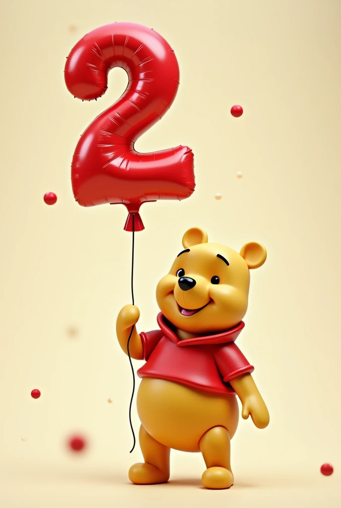 A yellow bear that looks like Pooh　Illustration style