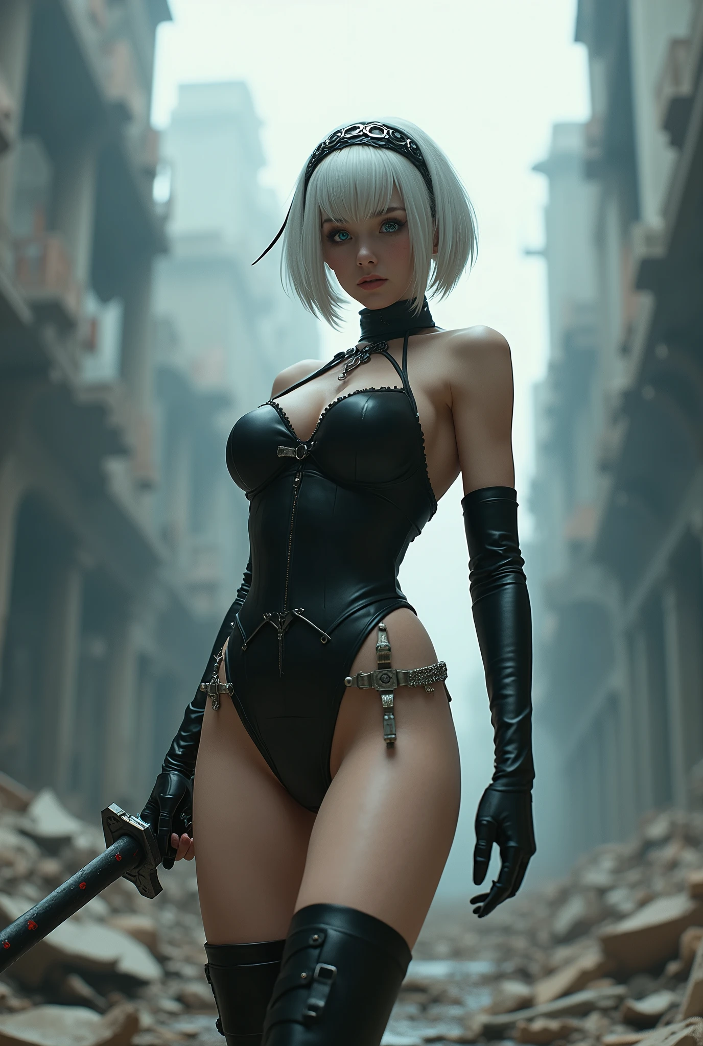 photography of nier, hot, reality, 16k, realistic --auto --s2