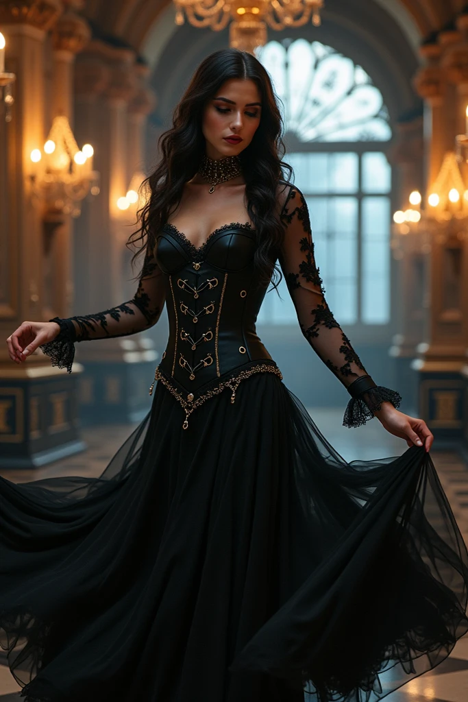 Can you help me create an image of Alicent from Game of Thrones with a very sexy outfit please?