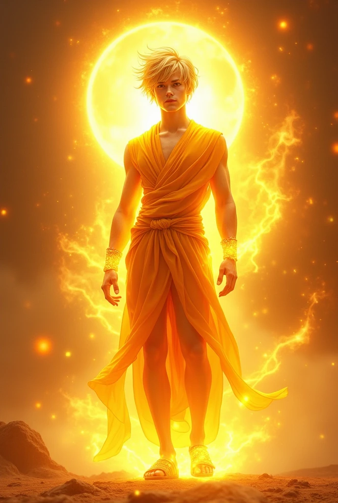 golden skin man