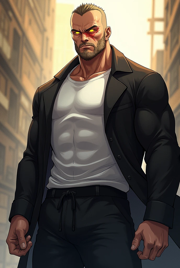 1 Guy,background red,absurderes,Masterpiece artwork,high resolution,intrincately detailed,a homosexual man,sensuous,muscular,strutting plein-air,beautiful eyes,face detailed,torrential rain,plein-air,Global illumination,underground dispersal, further from the bottom 
