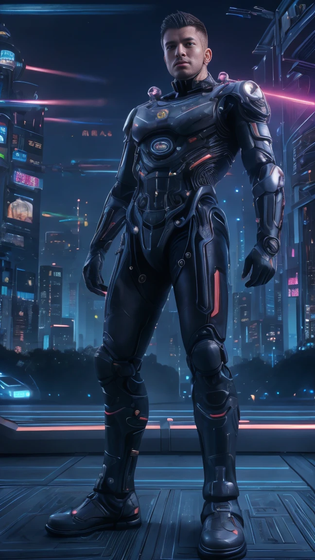 there are men in  uniforms standing next to a motorcycle, 受 Adrian Zingg 启发的 cyberpunk艺术, shutterstock,  conceptual art , dressed in tech suit and armor ,  cyberpunk服装,  cyberpunk, Network Service, Movie Blu-ray, 未来主义科技服装,  shooting in a space tech suit , 坐在 cyberpunk摩托车上, diverse Network Service, Full Body Mechanical Bodysuit  , , character design  man
