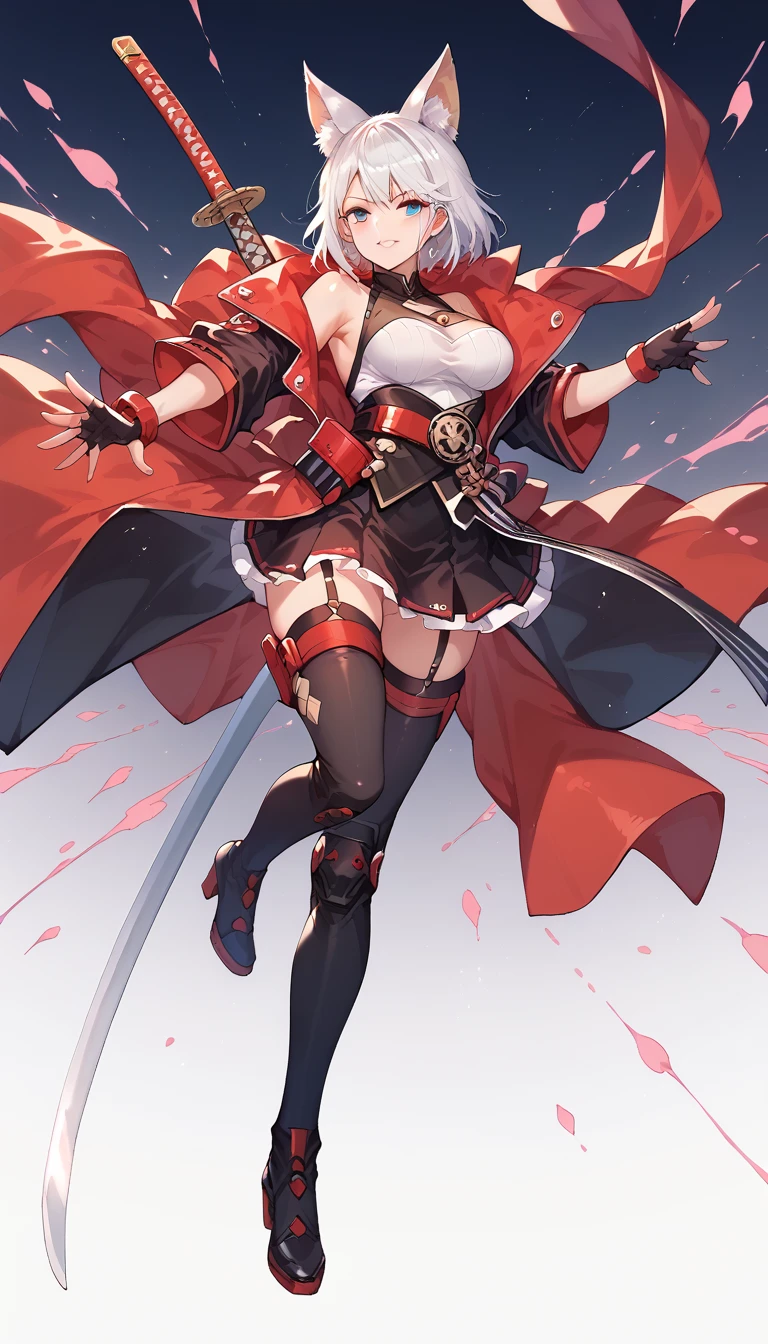  close up of a woman with a sword and sword,  female action anime girl , Katana Zero  video game character, Villain Anime Girl,  Best Anime 4K Konachan Wallpaper ,  full body commission of two swords , Ryuko, From the Azur Lane game, Katana Zero ,  biomechanical boobs ,  Azur Lane Style , Female Rouge Assassin