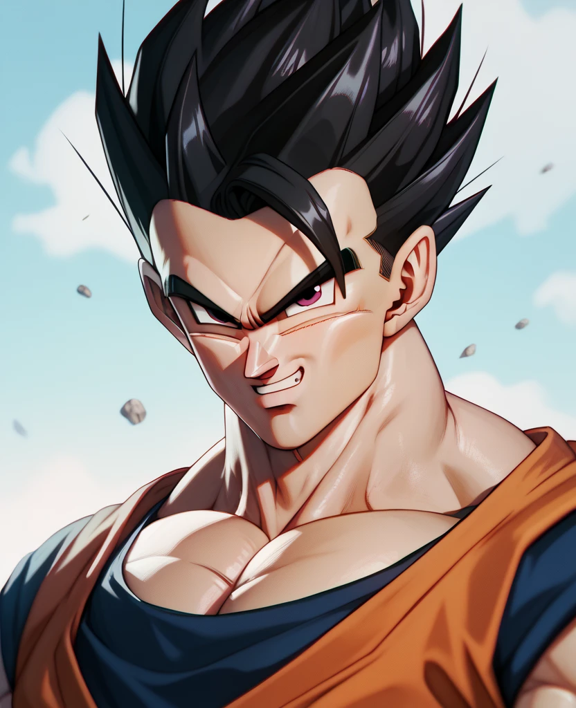 ,gohan,dragon ball,realistic 