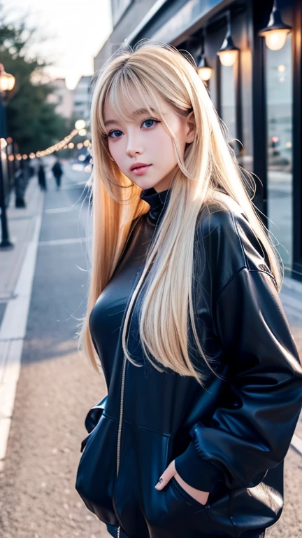 Sexy big ，13 year old beautiful girl looks sexy and cute＆Cute beautiful sexy face、A strong wind blows my hair in front of my face，Beautiful super long metallic blonde dreadlocks、Her long hair hides her beautiful, cute and sexy eyes.。、Belly button shirt、Very short pink and black checkered miniskirt、Turn around and look at me with a smile、Cute eyes hidden by long bangs、yawn、Double teeth、Reduces the appearance of nasolabial folds、