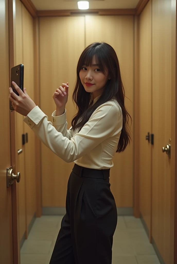 Crowded elevator Up close Leaning forward A Japanese woman having her lower body touched by elementary school boys smile Short Bob 20-year-old Smaller head A tightly fitted polo shirt plump thighs Large lower body chubby hips Slender upper body Tight jeans that are clearly visible Porn Image