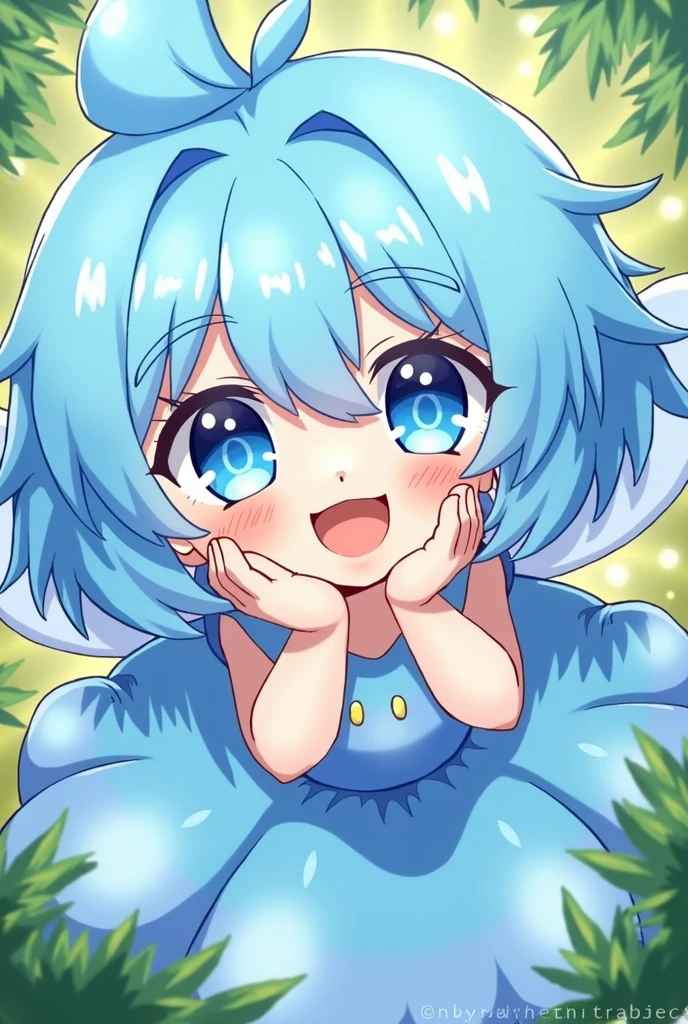 Neutral wind, children's, aqua eyes, gradient eyes, pupils sparkling, grin, happy, Contemporary art, projected inset, first-person view, best quality, highres, 4K