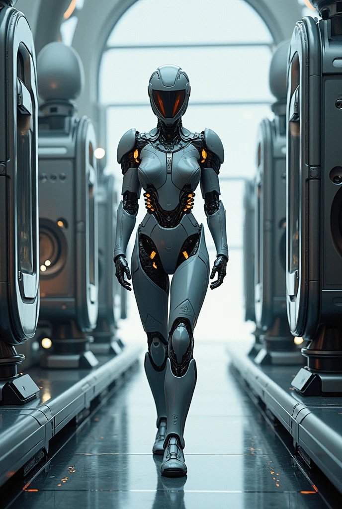 ( ((Data heist, a cybernetic thief jacks into a secured mainframe, navigating through an intricate labyrinth of code defenses.,))  Monolithic a photo Landscape of a Neural interface AI companion , Virtual reality ,  Fruit Bowl, Flowers, Vintage Items, Candles , Slick , Synthesized , AI consciousness , AI curator ,) sci-fi_max