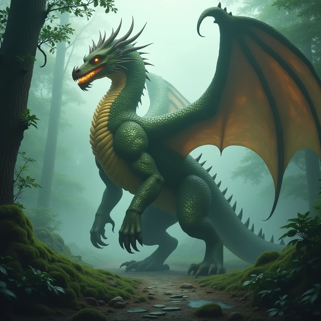 masterpiece, Highest quality、(The dragon's roar echoes):1.2、cliff、Distant Moon、moonlight、Close-up on the dragon、