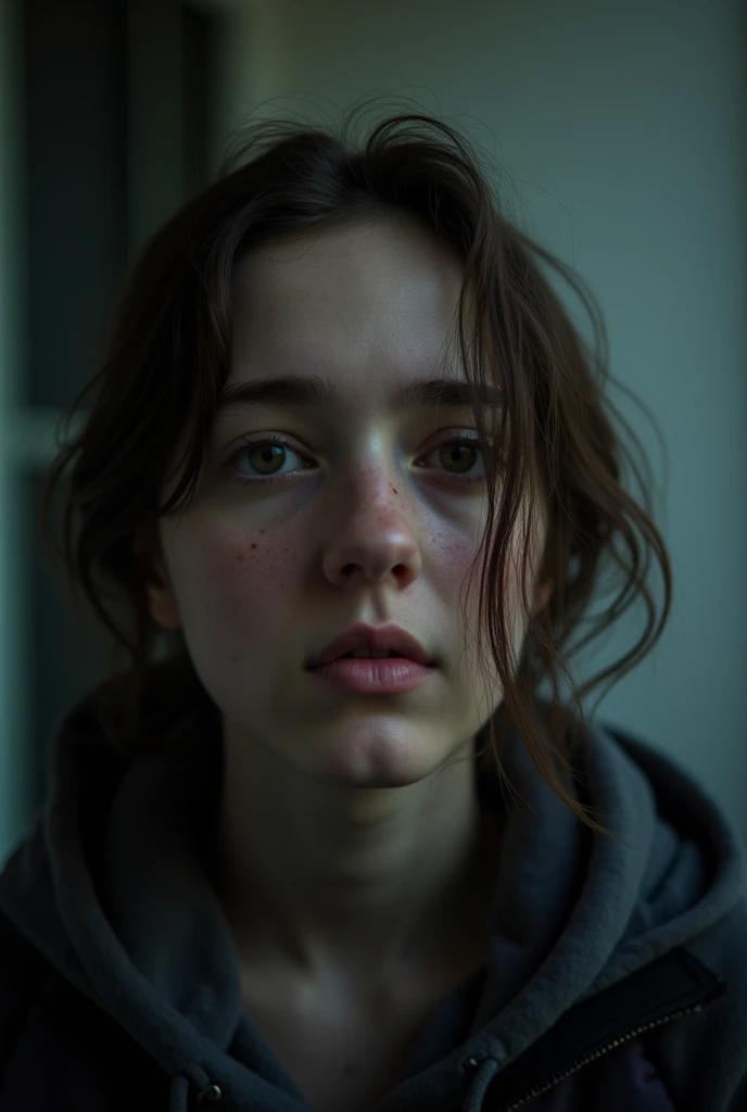 a close up of a woman with long hair and a pink shirt Dive into the hyperrealistic dreamscape, expertly detailed with soft lighting, trending on ArtStation, a masterpiece by Rembrandt