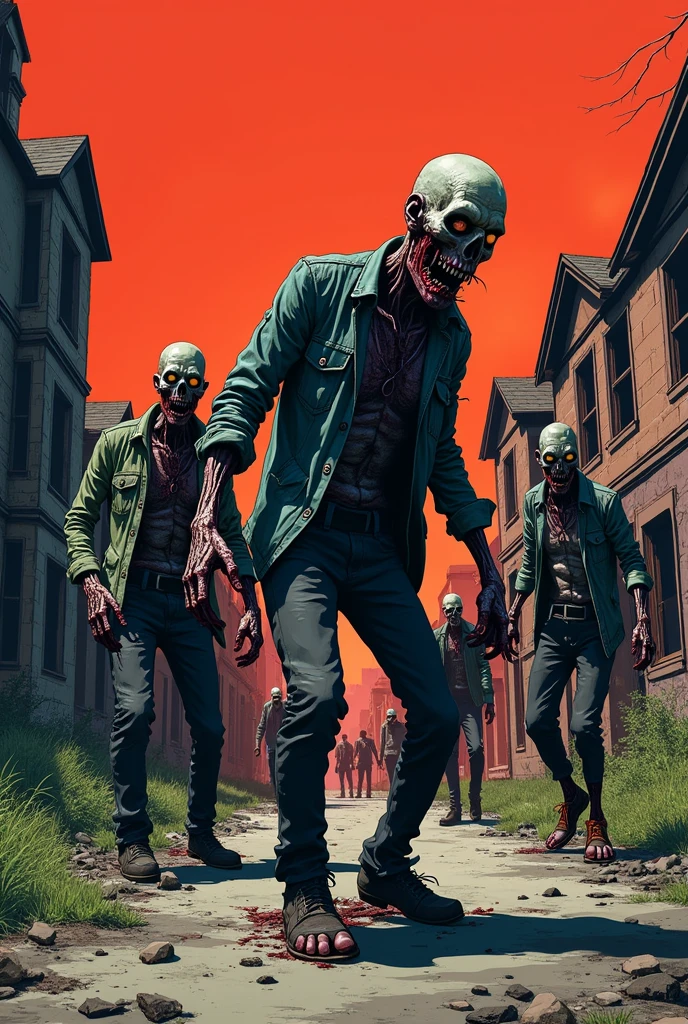 zombie army of the dead by tom - horro, horde of zombies, zombie in horror concept art, zombie horde, horror concept art, undead soldiers in background, horror fantasy art, fantasy horror art, mutants roaming in the evening, dark fantasy horror art, eerie nostalgic concept art, elegant horror artwork, desolate with zombies, by Todd Lockwood