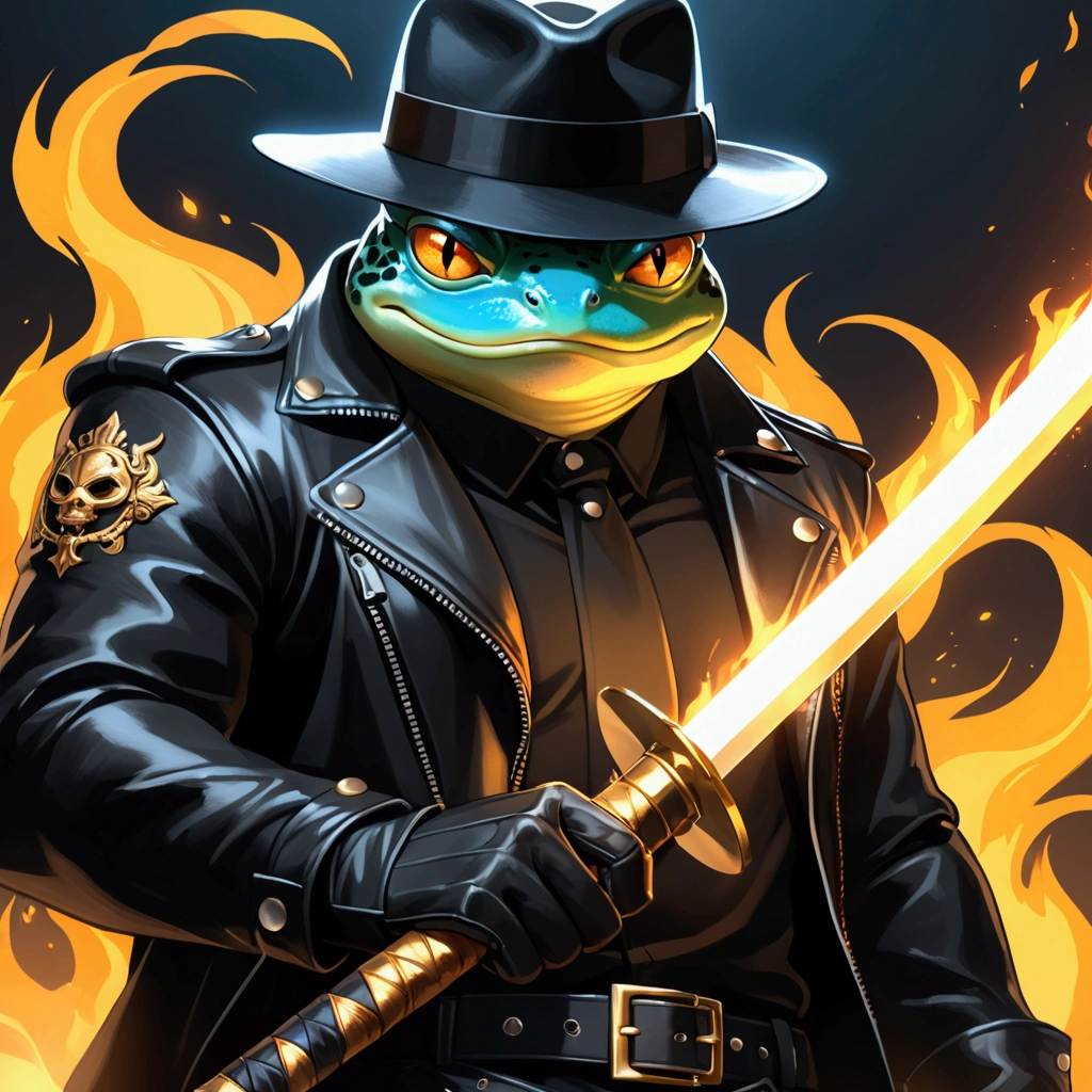 My Character for The Wii Pals Cartoon Show, Blitz the Frog (2)
