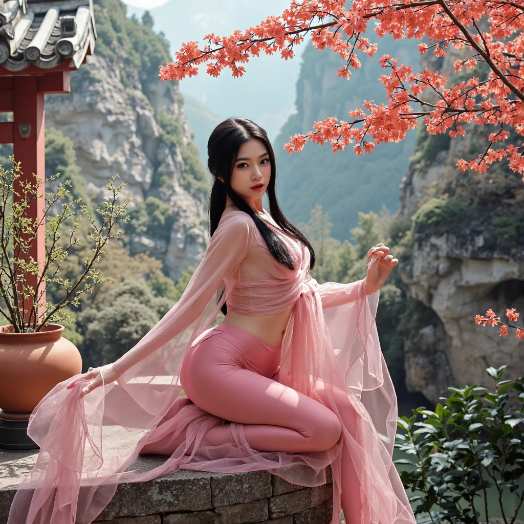 tmasterpiece， Awesome， peeping at the viewer， Realistis， The whole body  in the shot， on the lap， squatt， brunette color hair， long whitr hair， Thorough， large tall， Force real water， White less cloth transparent mini shirt， White transparent ?????， beachside， RAW D  very detailed， ??????， roll eyee red in the face，， Sticky tongue， ??????? rupture， Leucorrhoeery  ??????????????， Grasp your ??????? with both hands，spread their legs， ???????? arousing， ?????? expressio， Glossy glossy skin。Tongue stock,Makeup,cheerfulness,Reflectors,??????,Pink eyes,Heart earrings,1,Solo,Female pervert,hair flower,Long hair,multicolored hair,Shiny hair,