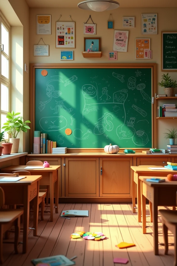 I want a background with a big clcd in green with the rest of the class ...