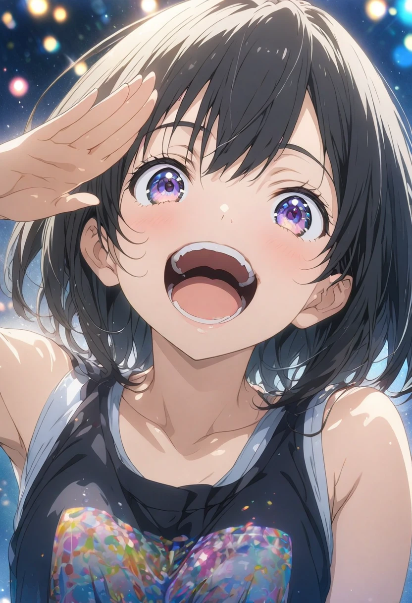 1 Female\(prince,cute,cute,20-year-old,Long braids,Black Hair,Eye color: Ocean Blue,、Neon color、Big eyes,Dynamic pose,,Loose-lipped,Wearing a beautiful lace dress,Poolside、Shiny Pool、My reflection in the pool with the sun reflecting off,Scared,Playfully、panic、smile、Bitter smile、Confused,(Grab her throat),avert your eyes,look up\), break ,background\(city,coastal\), break ,quality\(8K,非常に精細なCGユニットのwallpaper, masterpiece,High resolution,top-quality,top-quality real texture skin,Surreal,Increase the resolution,RAW Photos,最高quality,Very detailed,wallpaper,Cinema Lighting,Ray-tracing,Golden Ratio\),[Browsing Caution]
