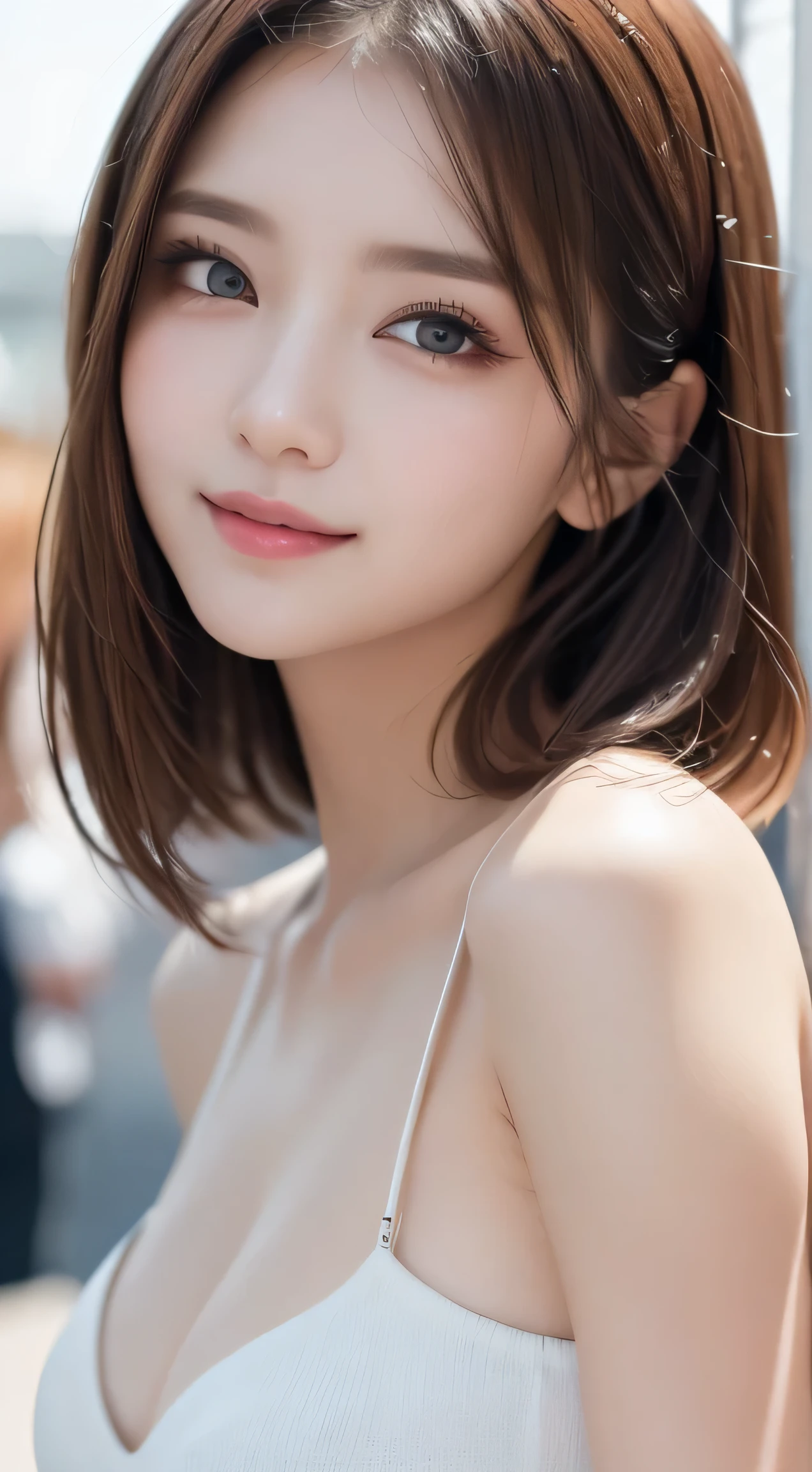 Mustepiece, top quality, illustration, ultra-definition, fine details, high resolution, 8K wallpaper, perfect dynamic composition, beautiful detailed eyes, wearing a dress, natural colored lips, random cute pose, perfect and beautiful face, cute, sexy face, sunset, ecstasy face, feminine face, (cherry blossoms, cherry blossoms, falling cherry blossom petals, cherry blossom blizzard, falling petals), waving in the wind Hair, hair fluttering, pink cherry blossoms, petals dancing, cherry blossom snowstorm, wonderful scenery, sunrise, background sun, wind,