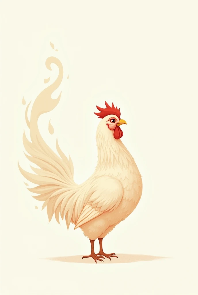 Tout par du coeur,  duquel un coq serait évoqué et les ailes du coq dessineraient des jolies flammes,  douces. Le coq regarde vers la droite. Les traits doivent êtres tres simples et peu nombreux.