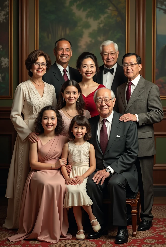 there are two pictures of a family posing for a picture, grainy vintage, family photo, 1 9 8 0 s photo, 1980s photo, 1 9 7 0 s photo, 1970s photo, 1970s philippines, barong family, family portrait, 70s photo, 7 0 s photo, not cropped