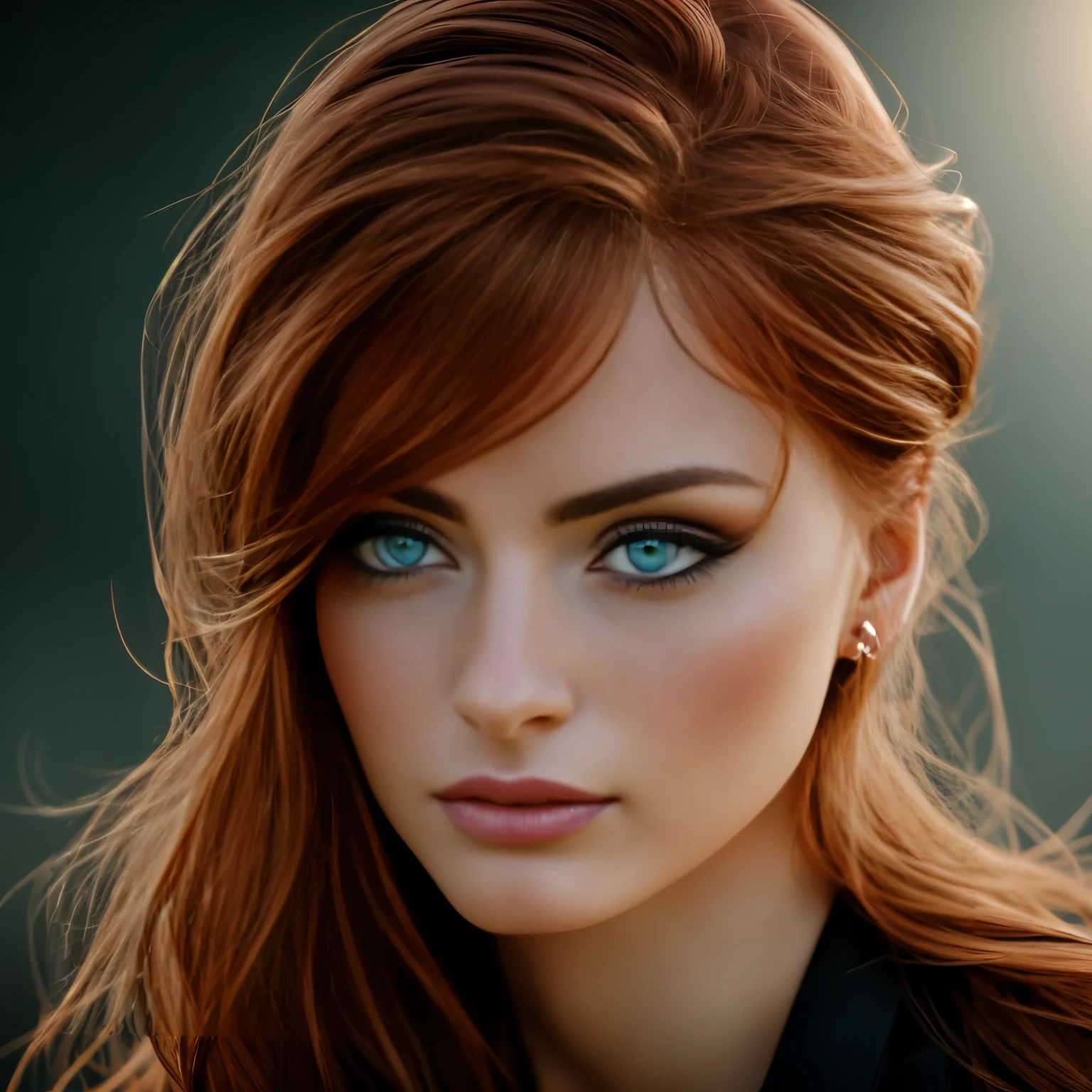 woman with medium-hair ,big blue eyes, Auburn-red-hair, pale,soft body,eyeliner,portrait, beautiful woman, beautiful female ,beautiful ,eyeliner , elegant, digital painting, smooth, dramatic lighting, ultra realistic, 8k, art , blur backgrond, black background ,black background,black wallpaper,    realistic ultra-detailed rendering style, natural light, sharp character design, (hard focus, 8k), (((natural skin texture))), 8k textures, soft cinematic lighting, adobe lightroom,  hdr, Sophisticated, Elegant, Rich Detail, Sharp Focuilm Look) )), Soothing Tones, Detail Frenzy, Intricate Detail, Super Detail, Low Contrast, Soft Film Lighting, Dull Colors, Exposure Blending, HDR, Fade, 35mm, f/1.4, ISO, f16, 25 sec , medium breast, show nipples, show vagina, open legs:1.5, wide open legs