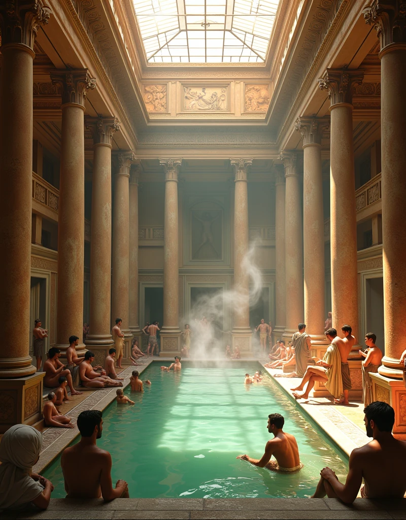 Visual of an Ancient Roman Bath