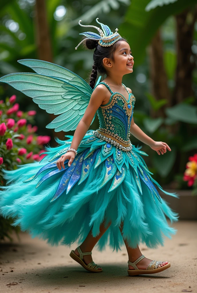 Araffe dressed as a fairy with a rainbow tutu, cute colorful adorable, Traje de alta qualidade, fofo, de uma menina anjo bonita, katelynn Mini estilo bonito, Mini, traje completo, traje bonito, vestido de fantasia, em um vestido extravagante, vestido completo, usando um vestido extravagante, vestido em um belo, magic robe, Beautiful, fantasia