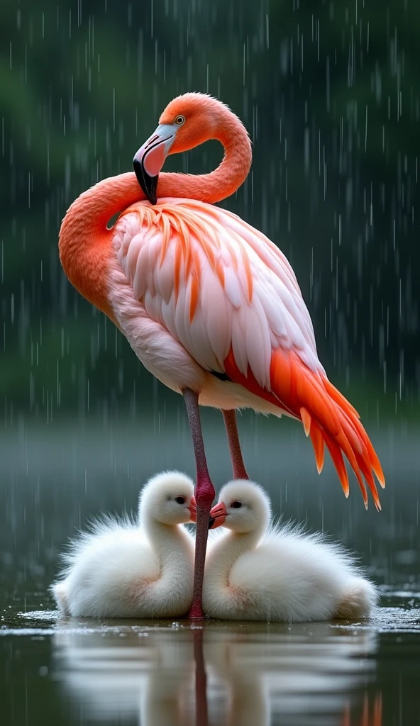 Flamingos Raining