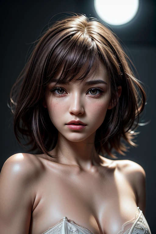 1girl,bright red lips,(blush,powder blusher:0.5),eyelash,(half updo:0.1),messy hair,make up,beautifully detailed big round dark brown eyes,double eyelid,supermodel,detailed skin,(smile),looking at viewer,
large breasts,nsfw,in dark,
masterpiece,best quality,high quality,highres,natural light,ray tracing,volumetric light,realistic,photorealistic,ultra highres,vivid,<lora:add_detail:0.6>,<lora:epi_noiseoffset2:1>,