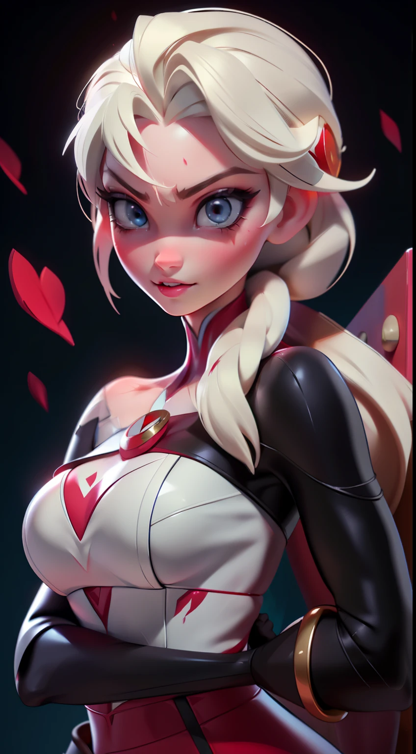 (Masterpiece, 4k resolution, ultra-realistic, very detailed), (White superhero theme, charismatic, there's a girl on top of town, wearing Spider-Man costume, she's a superhero), [ ((25 years), (long white hair:1.2), full body, (blue eyes:1.2), ((Spider-Man pose),show of strength, jumping from one building to another), ((sandy urban environment):0.8)| (cityscape, at night, dynamic lights), (full moon))] # Explanation: The Prompt mainly describes a 4K painting of ultra-high definition, very realistic, very detailed. It shows a superheroine at the top of the city, wearing a Spider-Man costume. The theme in the painting is a white superhero theme, the female protagonist has long white hair, is 25 years old and her entire body is shown in the painting. In terms of portraying the actions of superheroines, spiders are employed