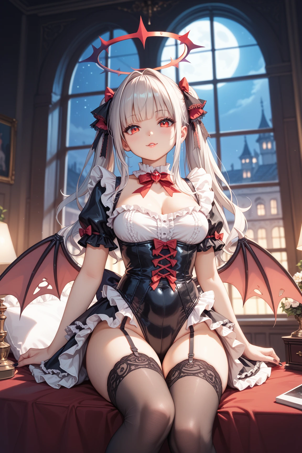 masterpiece, best quality, Extremely detailed CG unified 8k wallpaper, ,, ,(Close-up of the upper body head of a beautiful succubus girl), Wendy, Braiding Expo,((McKenna Grace)), freckle,(Human genitalia,, Kaneko,,No panties), (covered in milk，, urination),(((,Transparent areola, ))),(( Tattoo of the abdomen)) ,( Bat Wings) (Strabismus, , blush),wet (Transparent perspective) , ,(full)，,((Open your legs,,fisheye perspective,)),(Lean over)，，,( Poker face，To be controlled)，,,, ,Bar at night, (Sheer Sparkling Lace Ripped Pantyhose),,,Pretty Face, Key Art, The award-winning, Intricate detail realism hdr, go through (Nguyen Gia、artgerm and range murata), Photorealism, Surreal主义, Surreal, Dramatic lighting, Strong shadows, beautiful scenery,Depth of Field