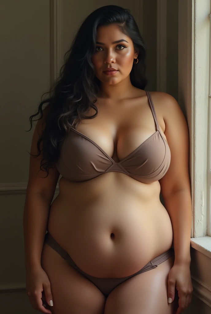 Thick Latina woman with big titts naked