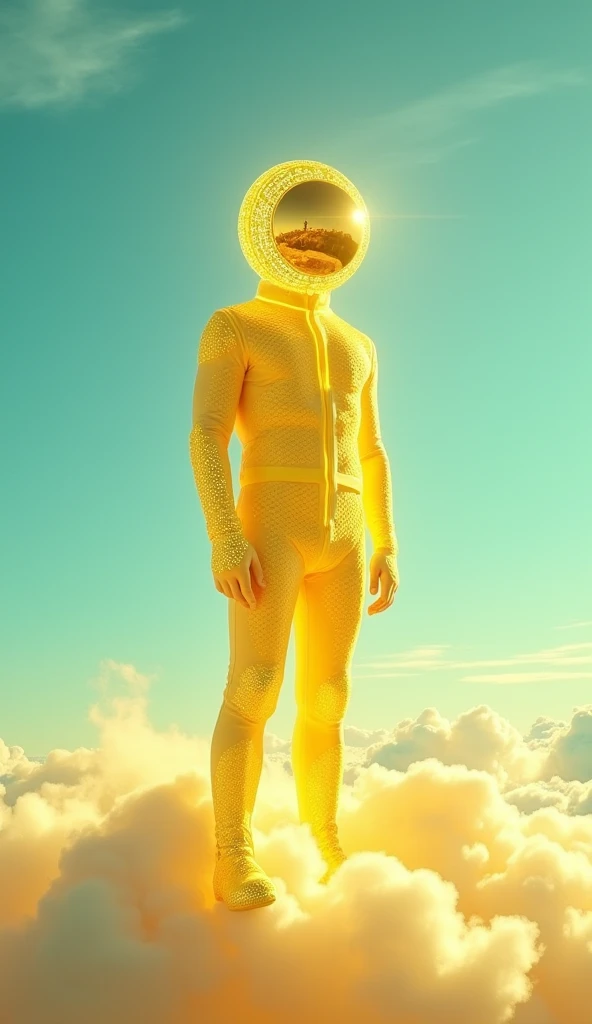 Man in yellow bodysuit, yellow body, zentai suit, full bodysuit, skin tight suit, lycra costume, tight full body suit, yellow skin, yellow jumpsuit, yellow bodysuit