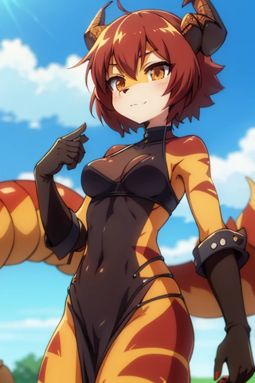 Female furry scorpion 2d anime style 