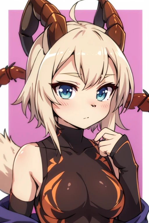 Female furry scorpion 2d anime style 