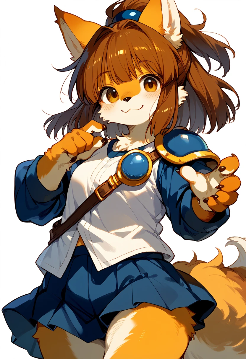 masterpiece, high definition , best quality,8k(((furry,kemono body,Fluffy fur)))
(arle nadja)smile