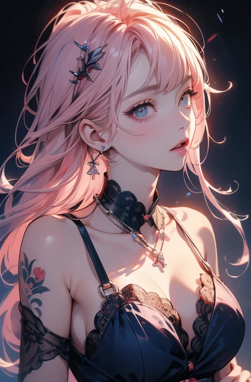 (masterpiece, best quality), 1girl, beautiful face, looking at viewer, standing, from above, (1girl:1.3), (photorealistic:1.4), (masterpiece, top quality, best quality, official art), extreme detailed, highest detailed, (ultra-detailed), ((an extremely delicate and beautiful)), cinematic light, contemporary, (ultimate cute face), (cleavage), (sexy look), (boobsqueeze)