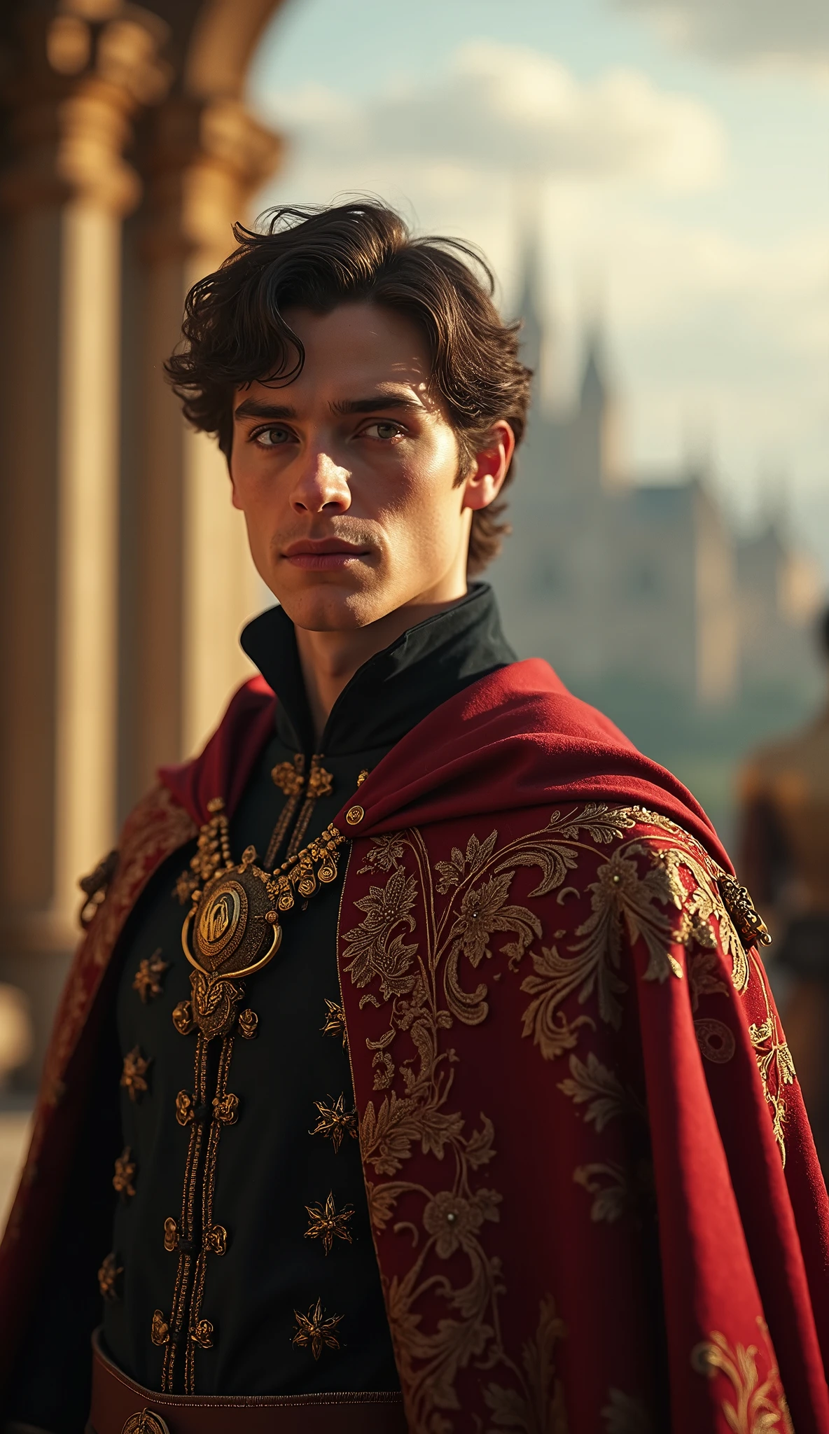 25 yo A young prince of france , cinematic background , ultra high res, (photorealistic:1.4), bad_prompt_verson2, ng-deepnegative_v1_75t, verybadimagenegative_v1.3